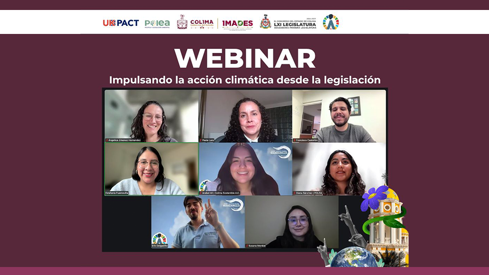 Webinar: Impulsando la acción climática desde la legislación